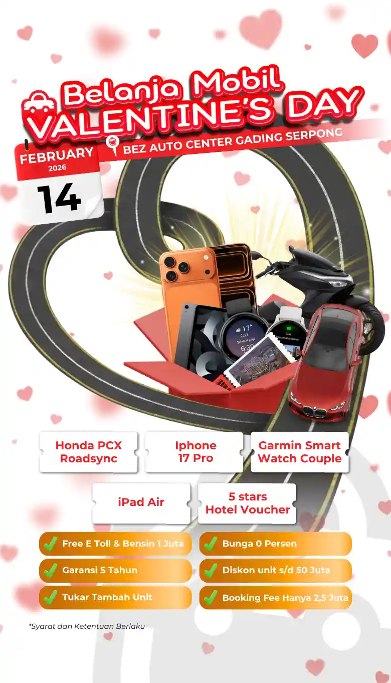 Belanja Mobil Valentine's Day